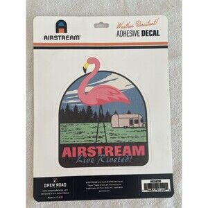 Airstream Adhesive Decal,  4-1/8” Wide X 5-1/8” Tall,  Weather Resistant